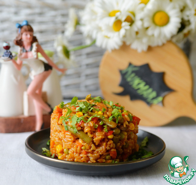 Рис с уткой по-Гавайски