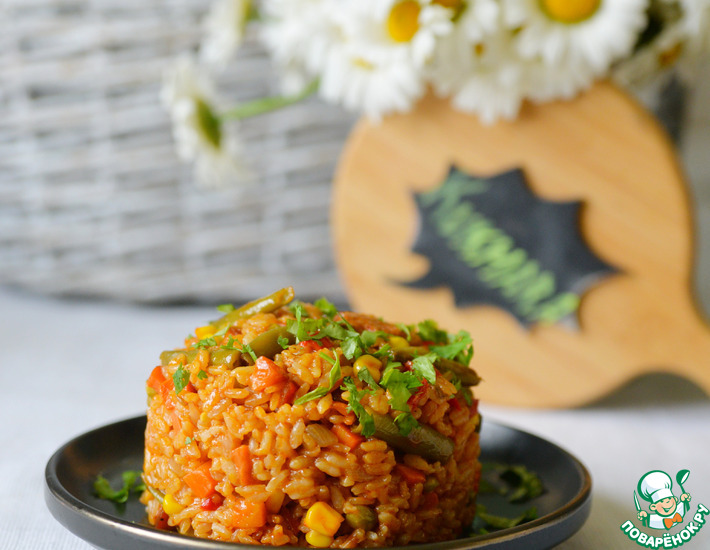 Рис с уткой по-Гавайски
