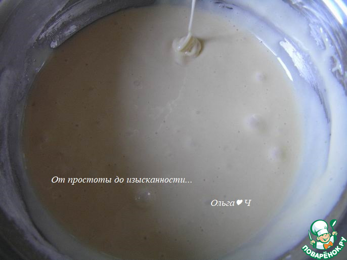 Рулет на сгущёнке с миндалём