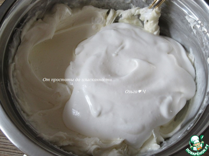 Рулет с творожным сыром и апельсином