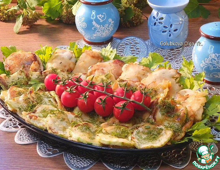 Рыба, жаренная в белковом кляре