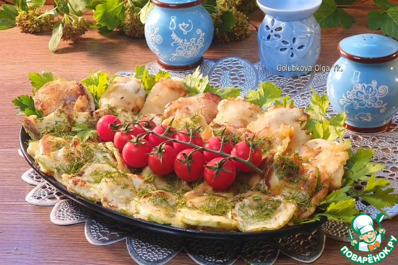 Рыба, жаренная в белковом кляре