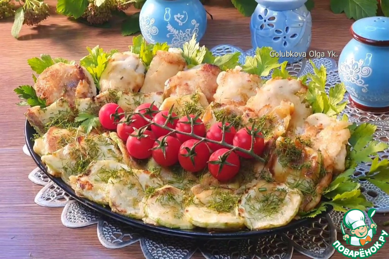 Рыба, жаренная в белковом кляре