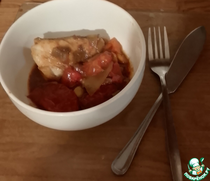 Рыбное карри с манго