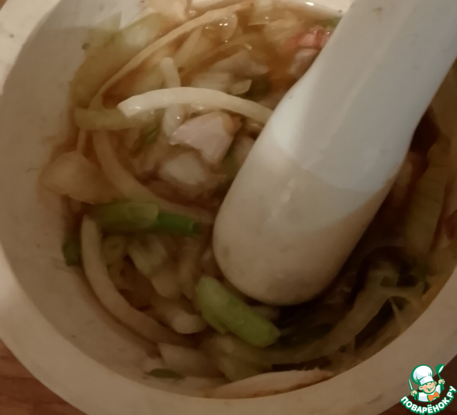 Рыбное карри с манго