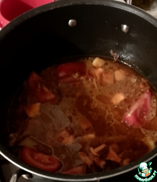 Рыбное карри с манго