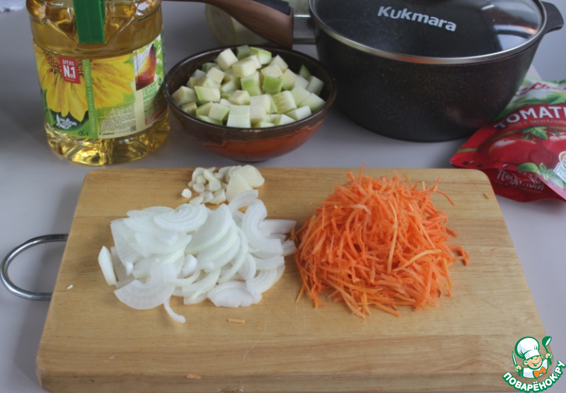 Салат из кабачков с кетчупом
