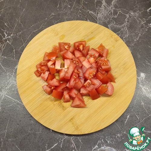 Салат из сельдерея и помидоров