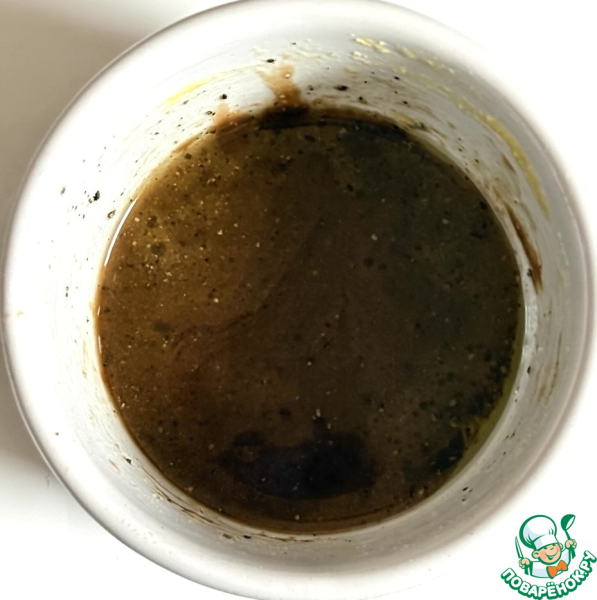 Салат из свеклы и карамелизированной груши