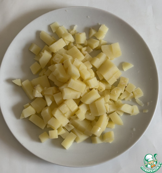 Салат из свеклы и картофеля