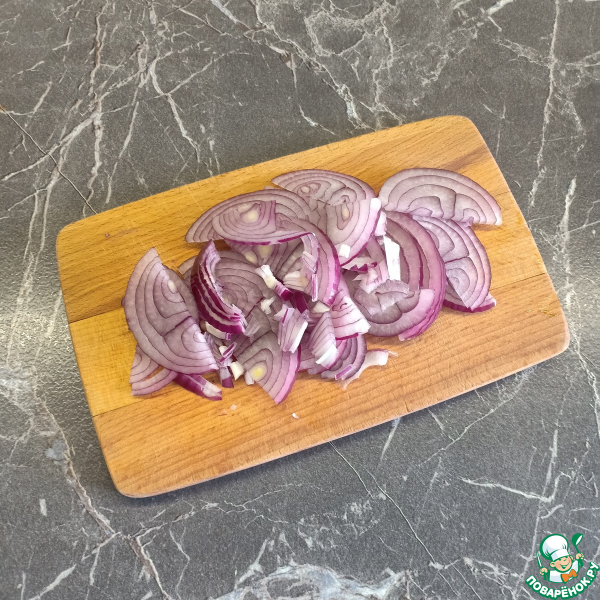 Салат с курицей и болгарским перцем