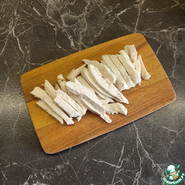 Салат с курицей и болгарским перцем