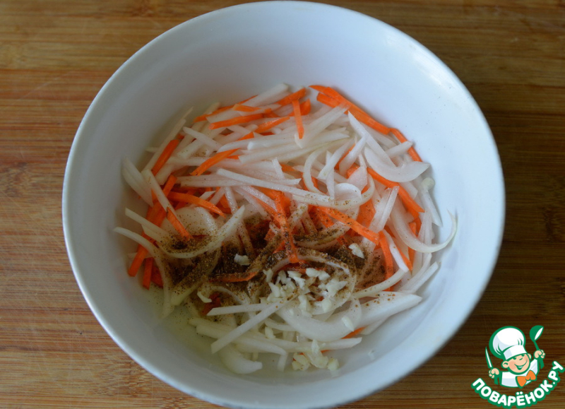 Салат с утиной грудкой "Феерия"