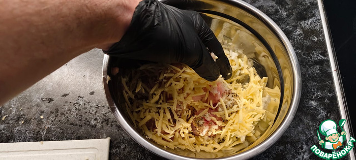 Самса с рубленной курицей