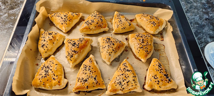 Самса с рубленной курицей