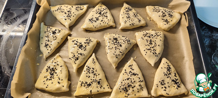 Самса с рубленной курицей