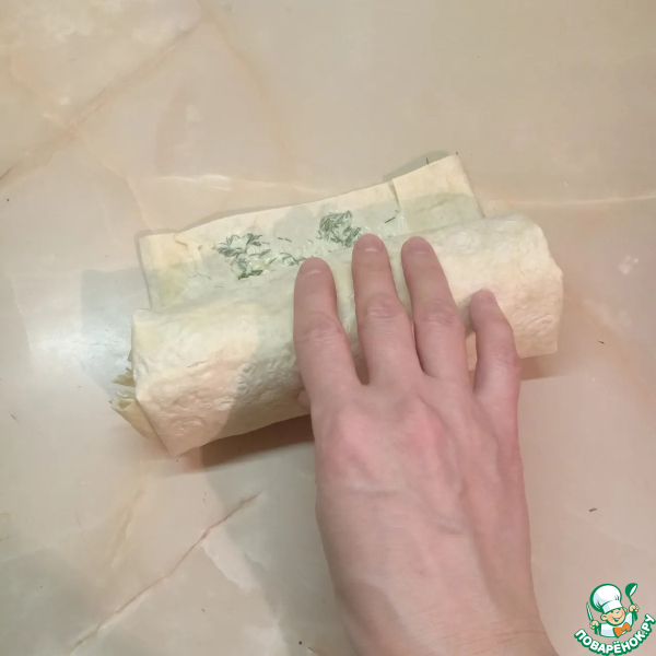 Шаурма с красной рыбой