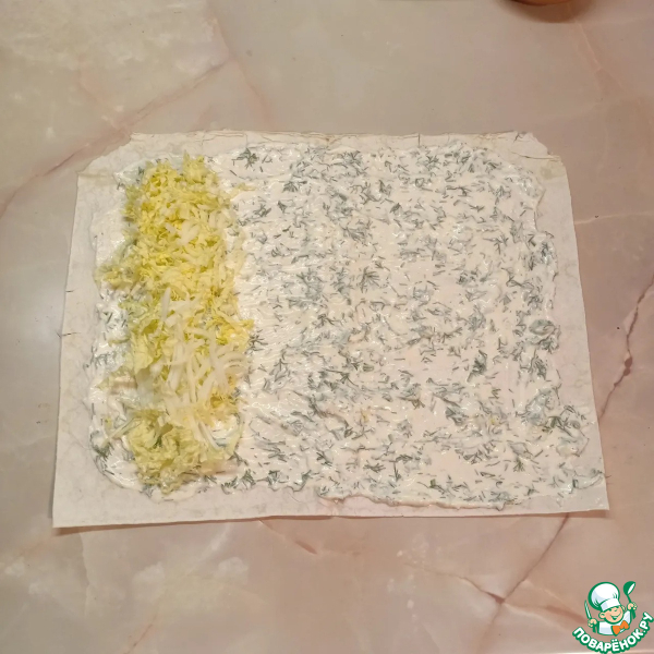 Шаурма с красной рыбой