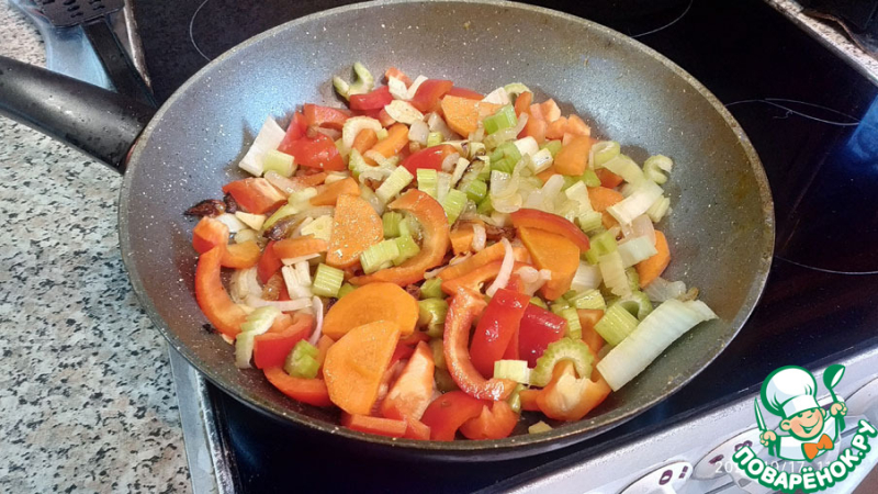 Щечки говяжьи с овощами