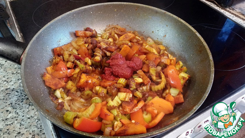 Щечки говяжьи с овощами