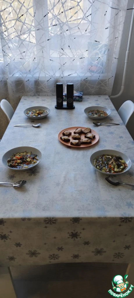 Щи с морской капустой