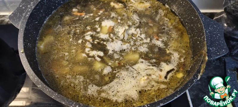 Щи с морской капустой