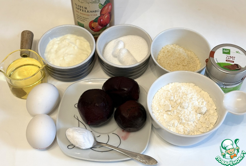 Шоколадно-свекольный пирог