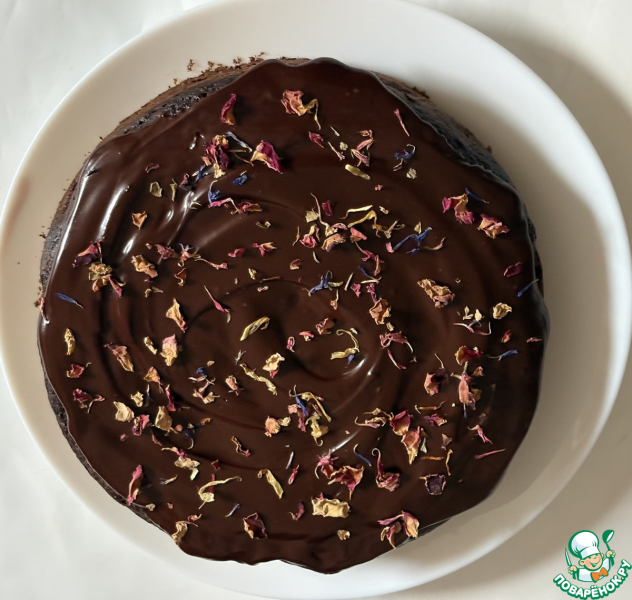 Шоколадно-свекольный пирог