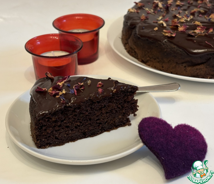 Шоколадно-свекольный пирог