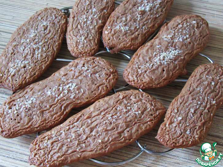 Шоколадное печенье с кокосовой стружкой