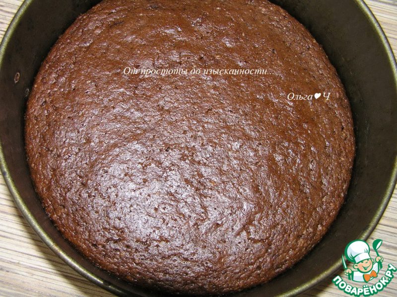 Шоколадный кокосово-томатный торт