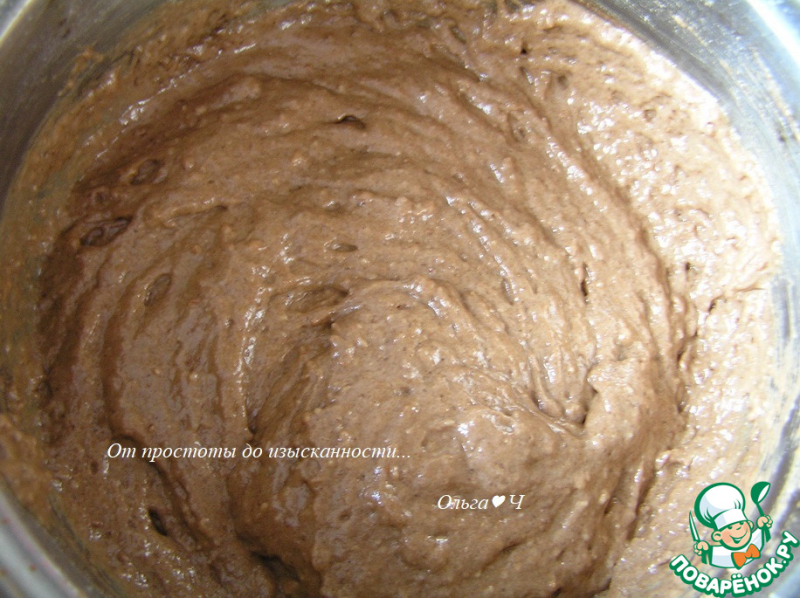 Шоколадный кокосово-томатный торт