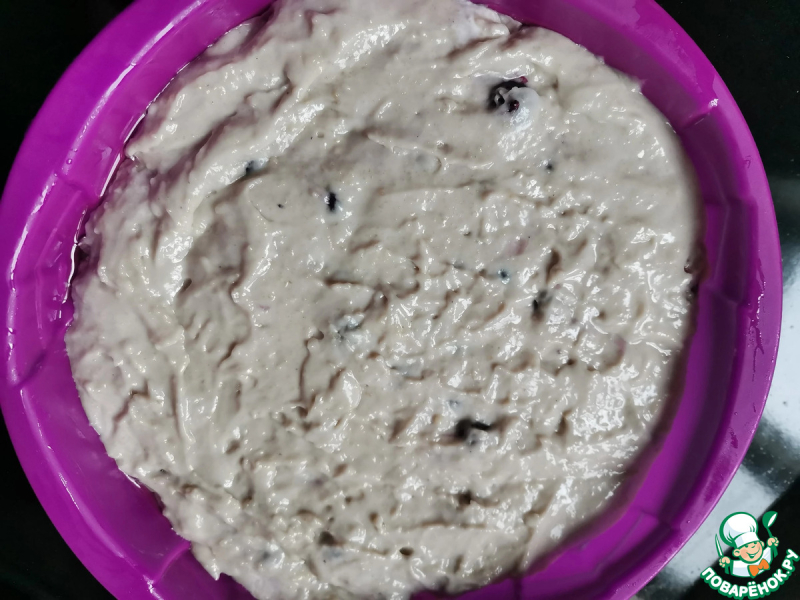 Смородиновый пирог с миндальной крупкой