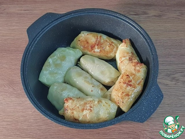 Сочные голубцы в жаровне