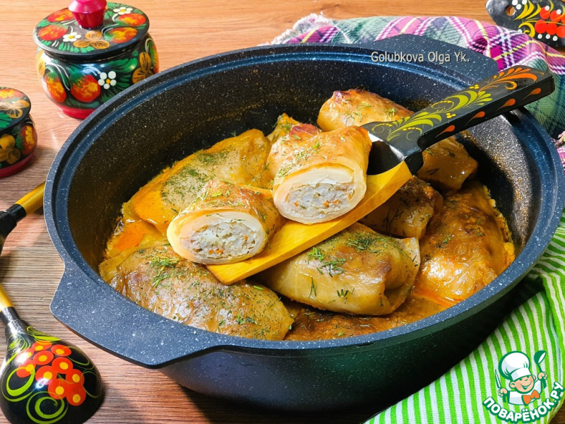 Сочные голубцы в жаровне