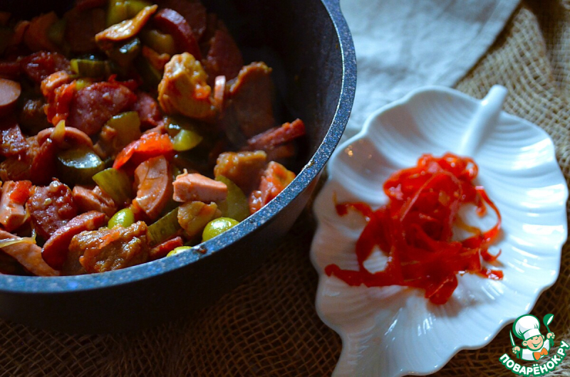Солянка сборная с помидорами