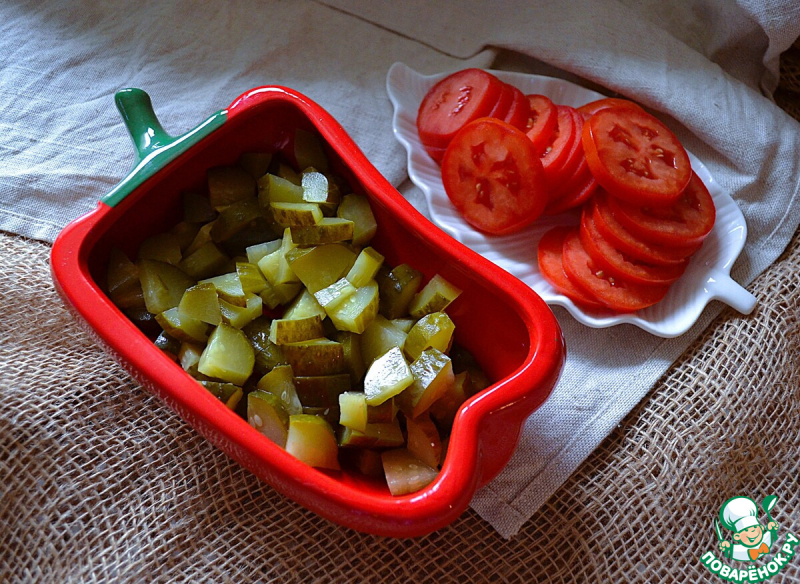 Солянка сборная с помидорами