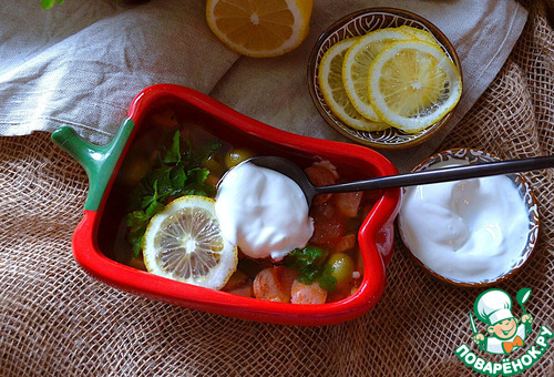 Солянка сборная с помидорами