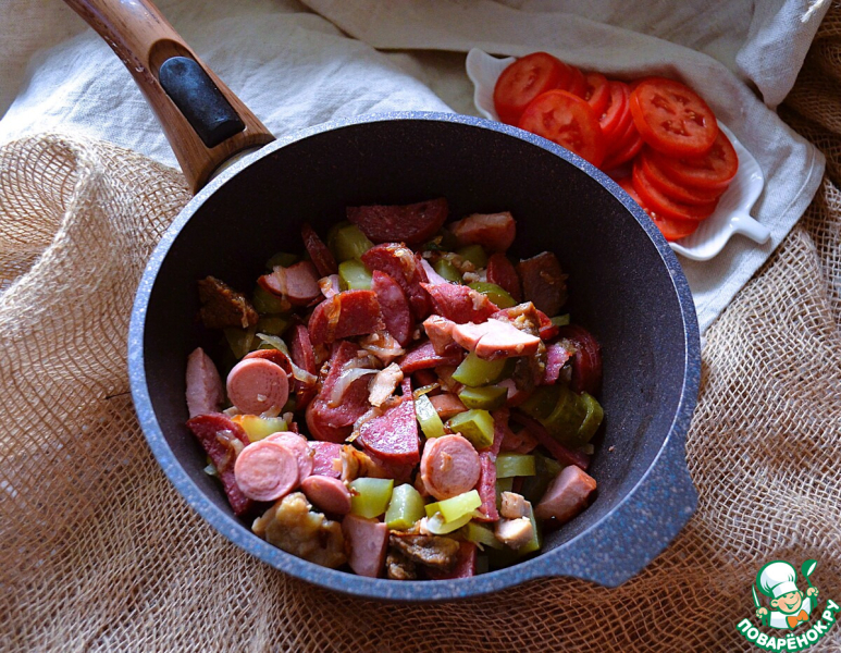 Солянка сборная с помидорами
