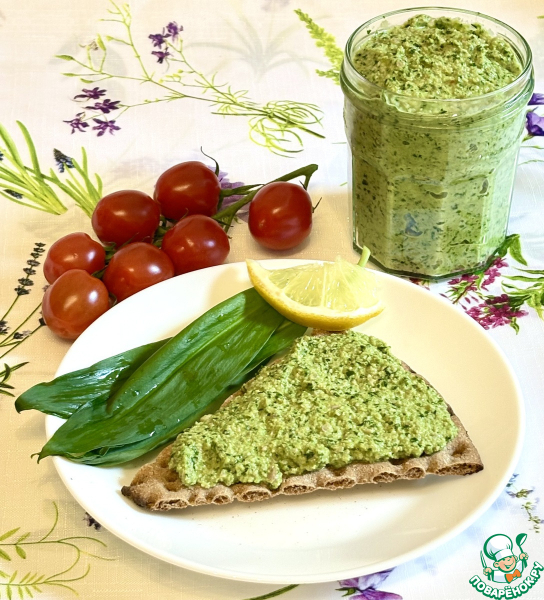 Соус из черемши и семян