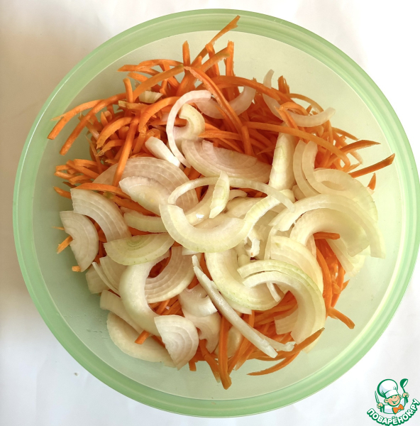 Стручковая фасоль с морковью