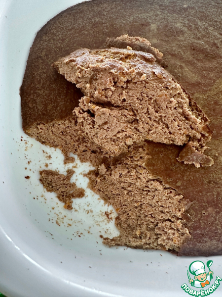 Суфле или парфе (?) из куриной печени