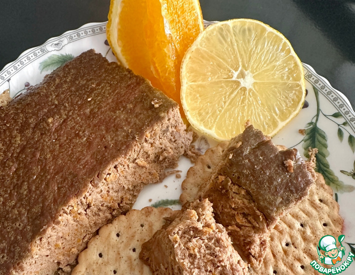 Суфле или парфе (?) из куриной печени