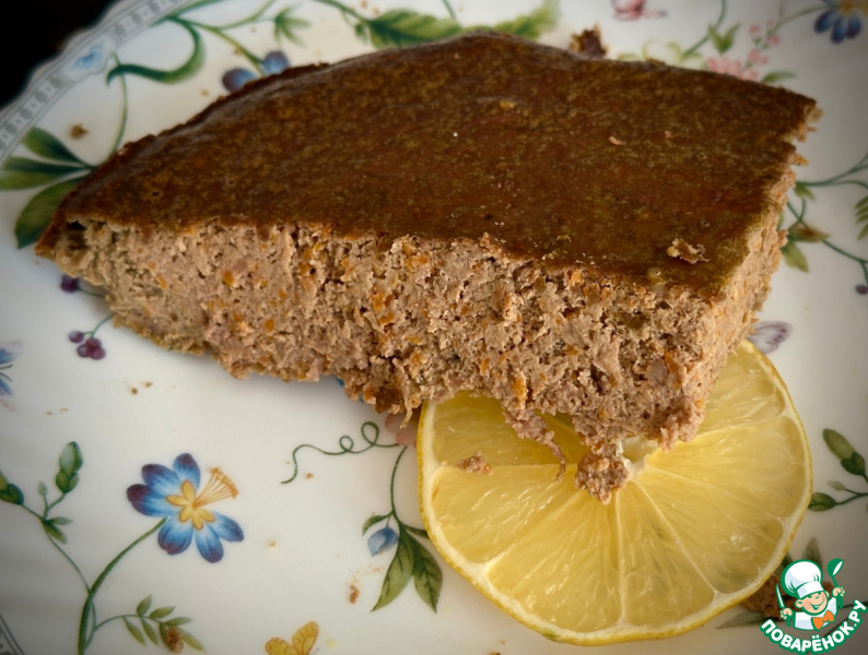 Суфле или парфе (?) из куриной печени