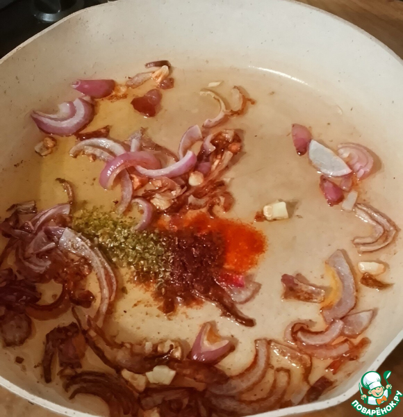 Суп из курицы и нута