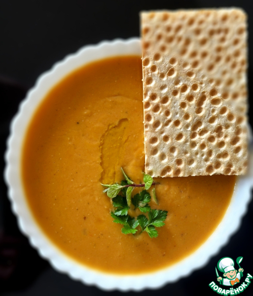 Суп пюре из чечевицы