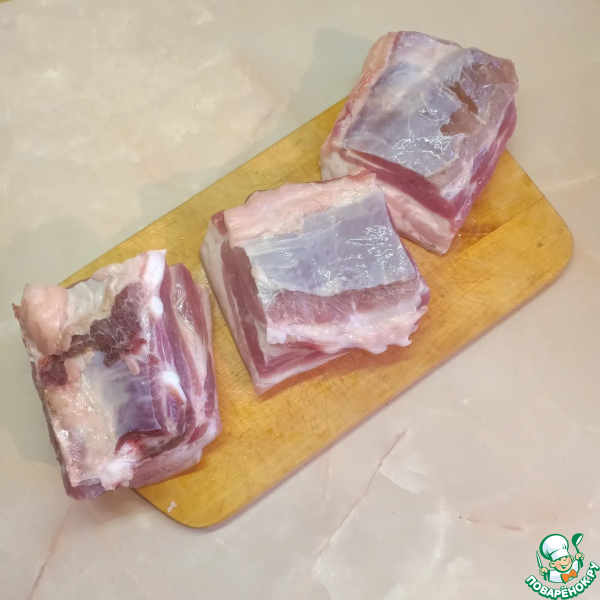 Свиная грудинка со специями