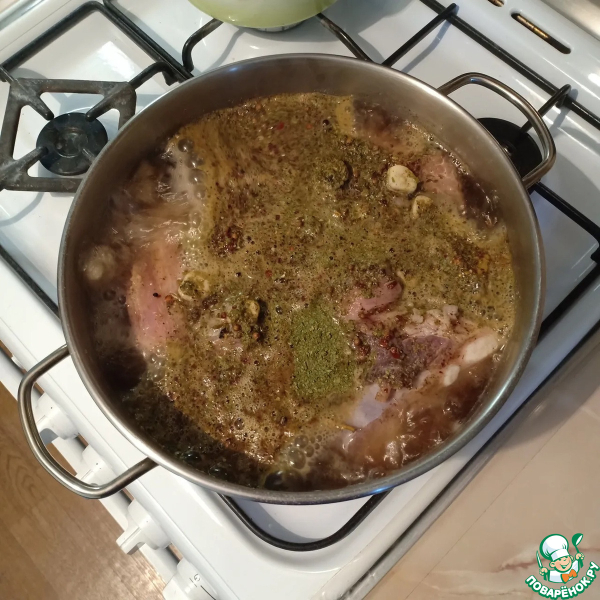 Свиная грудинка со специями