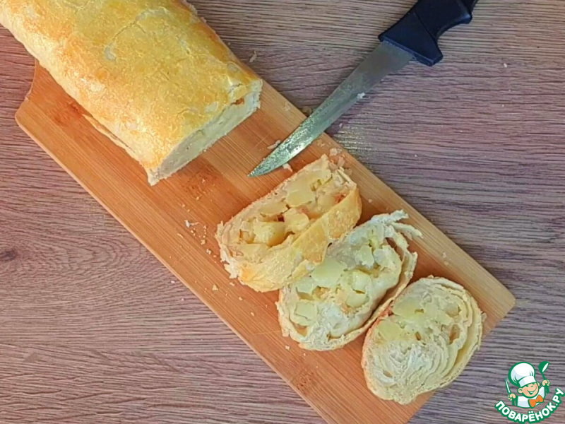 Свинина с брусничным соусом и пирог
