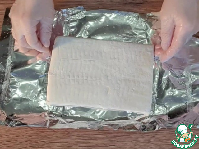 Свинина с брусничным соусом и пирог
